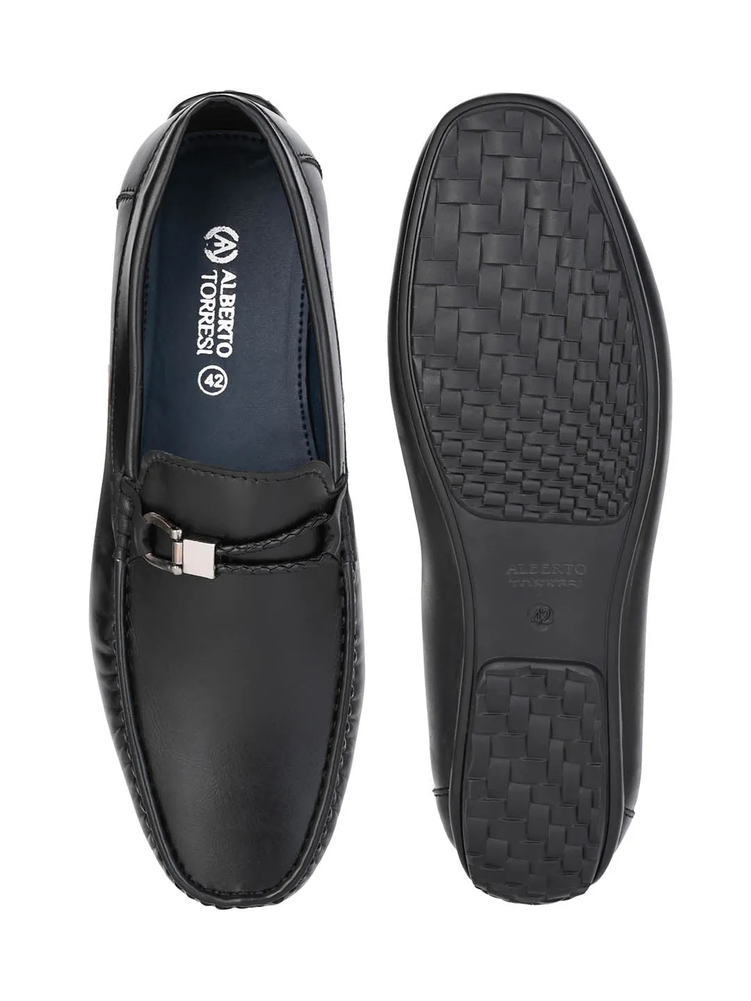 Alberto torresi Loafer Slip On With Metal Accent