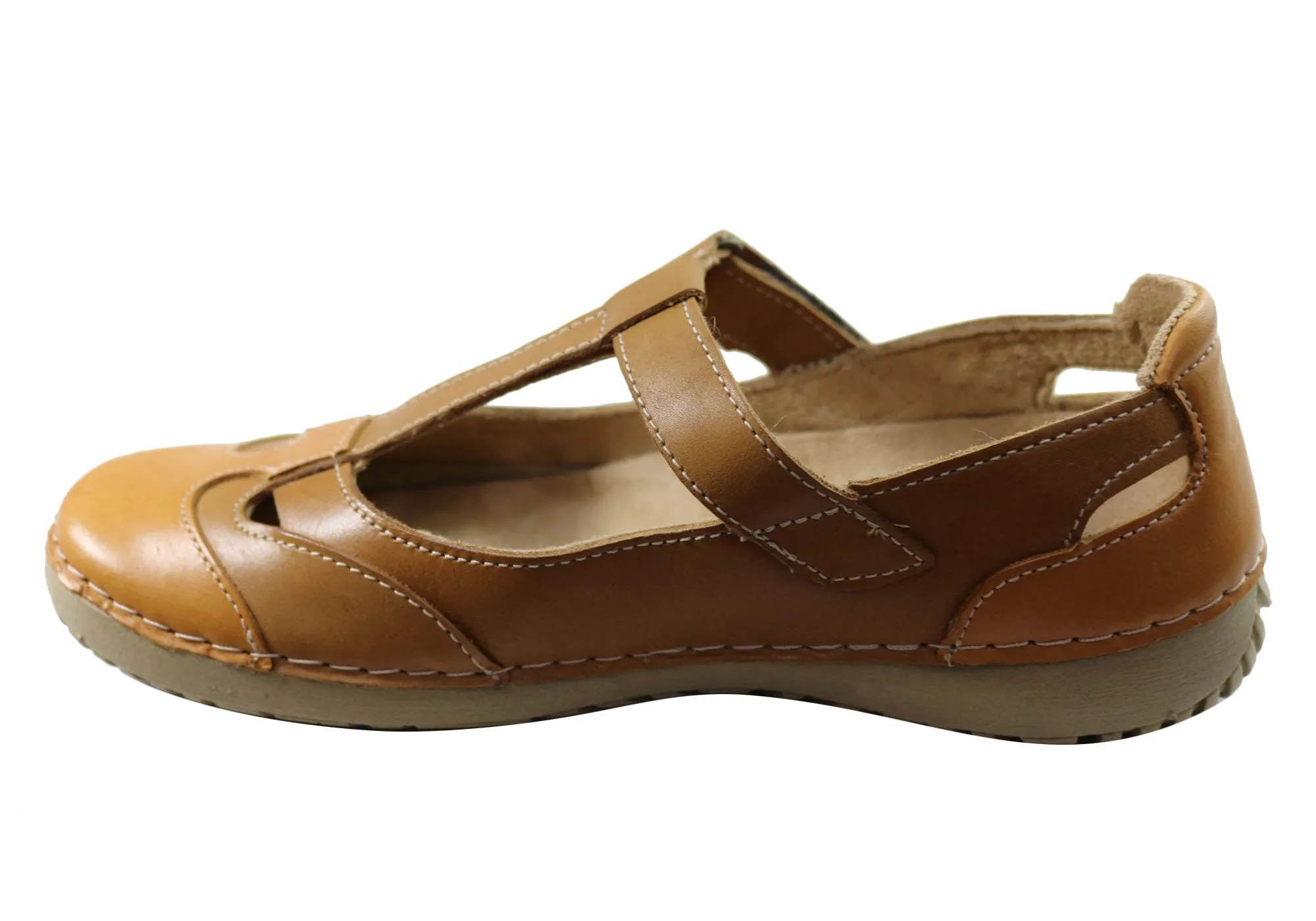 Andacco Matilda Womens Comfortable Leather Shoes Made In Brazil