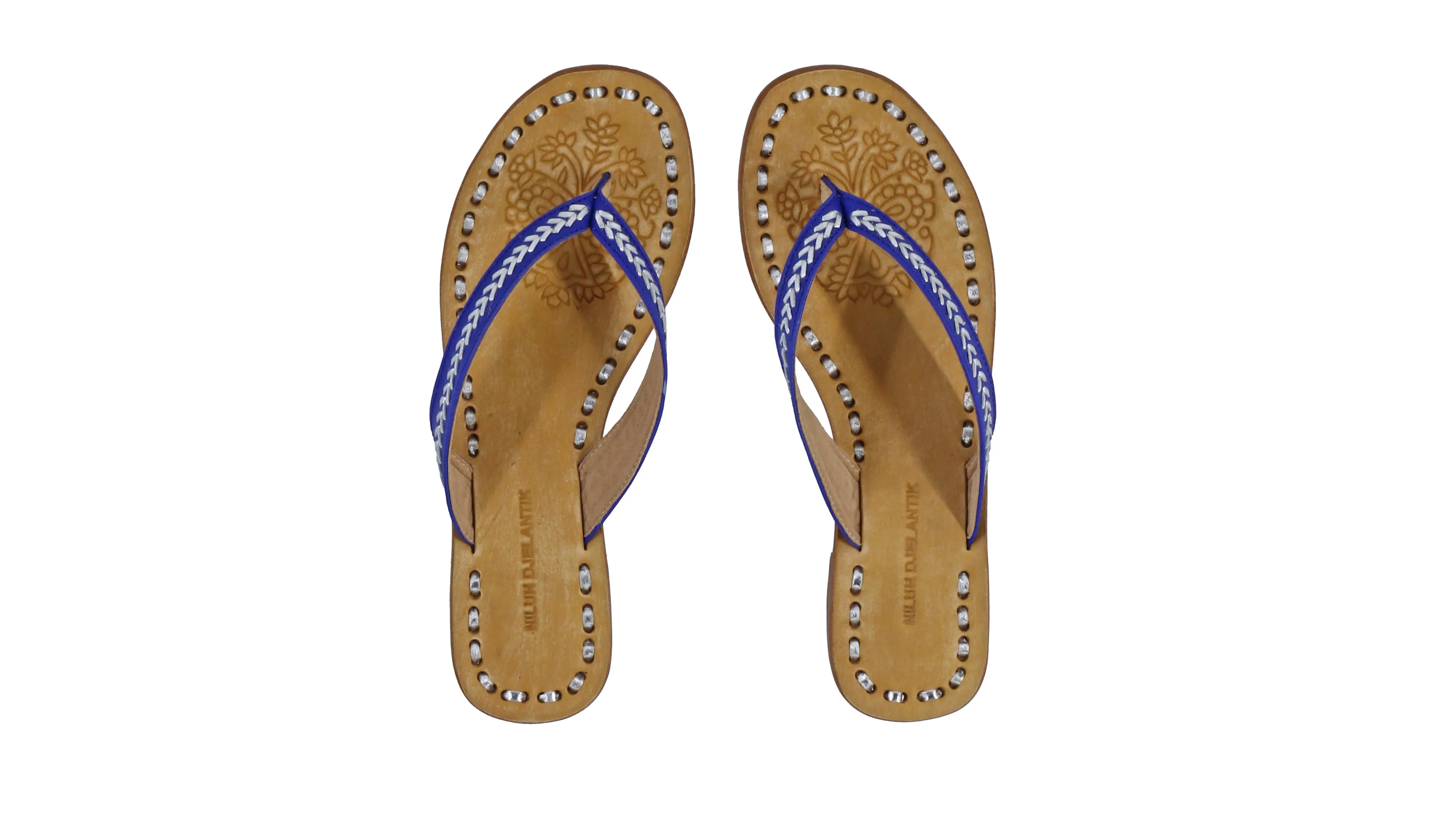 Ayu 20mm Flat - Royal Blue & Silver