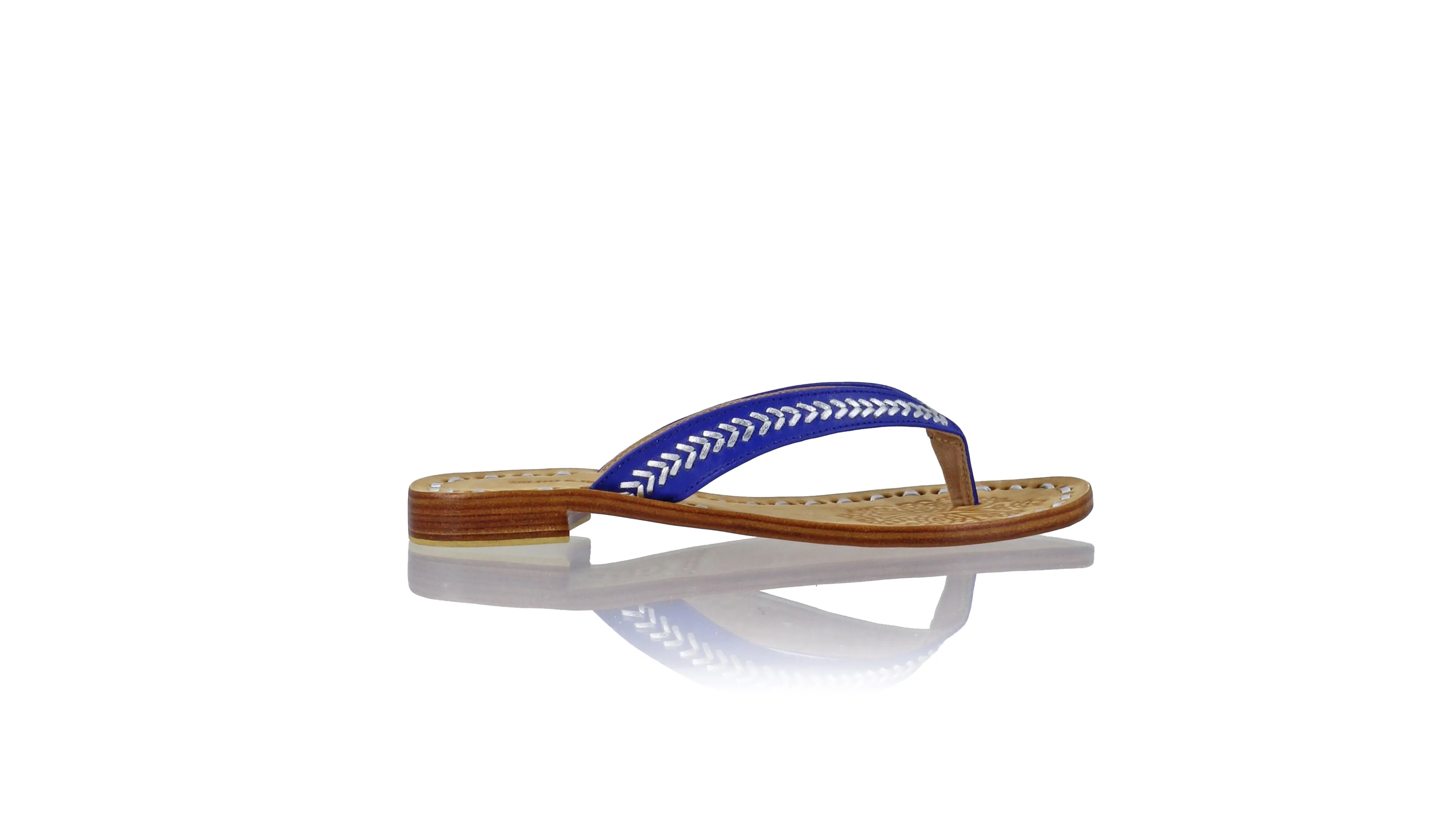 Ayu 20mm Flat - Royal Blue & Silver