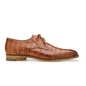 Belvedere Umberto in Antique Sport Genuine Caiman Crocodile Oxfords