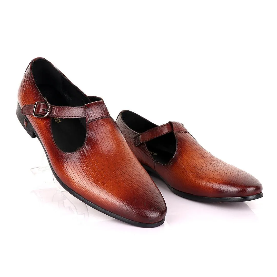 Berluti Full Plain Leather With tassel Design-Brown