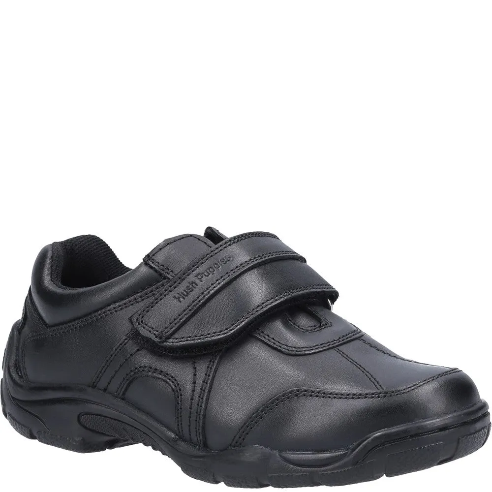 Black Arlo Senior School Shoes