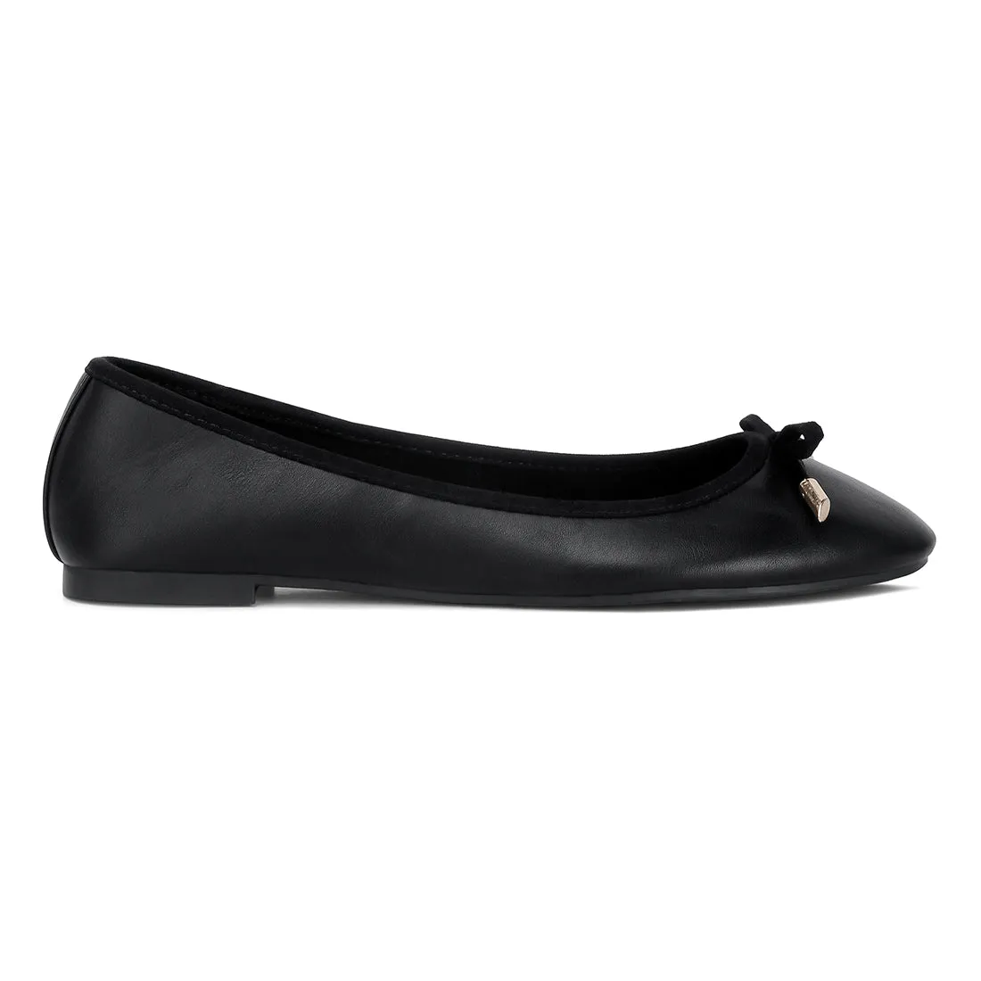 Bow Embellished Flat Ballerinas