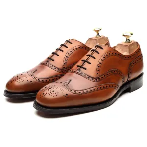 'Chetwynd' Tan Brown Leather Brogues UK 8 F