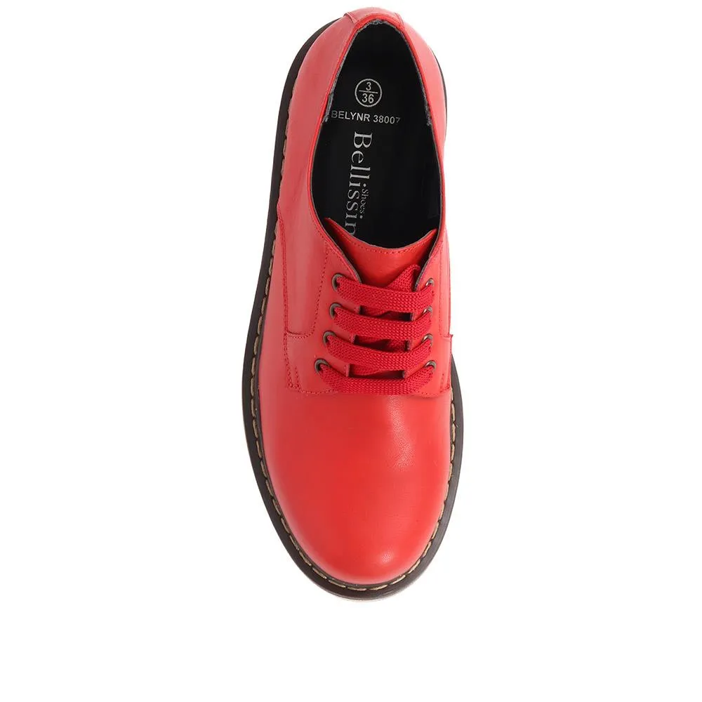 Chunky Leather Brogues - BELYNR38007 / 324 438