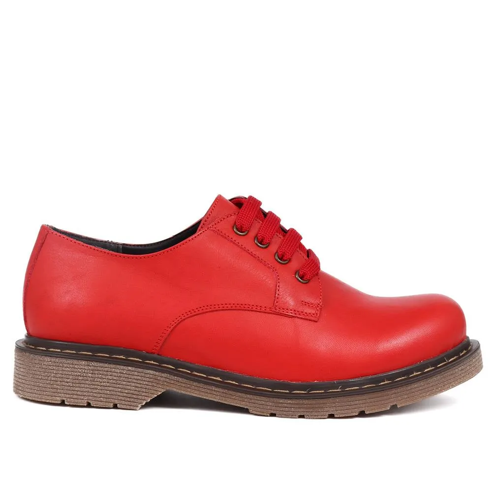 Chunky Leather Brogues - BELYNR38007 / 324 438