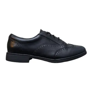 Clarks Havisham Oak Black Leather Brogues Size UK 3.5 (F) / EU 36 / US 6