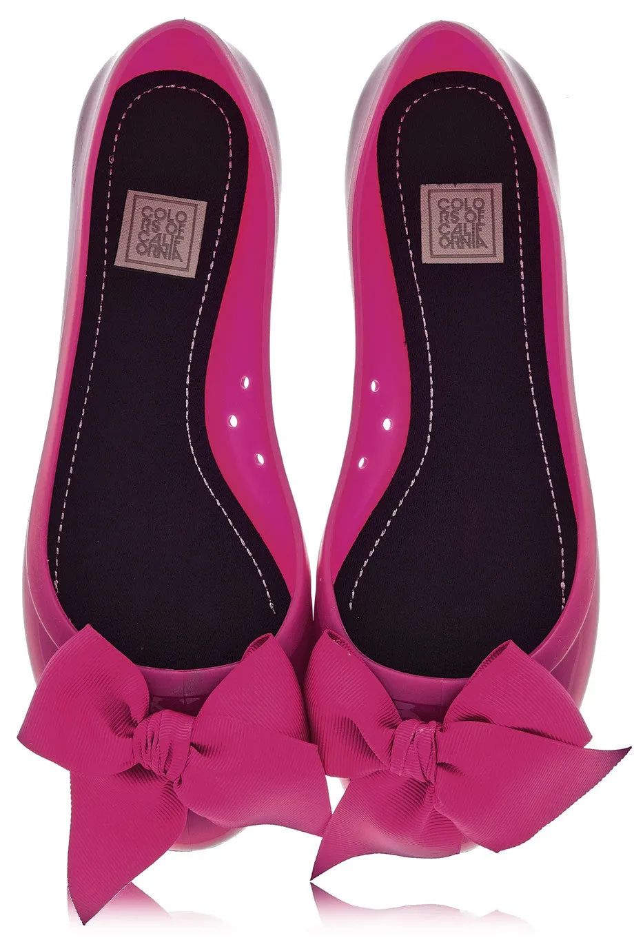 COLORS OF CALIFORNIA CHIC IN THE CITY Fuchsia Ballerinas