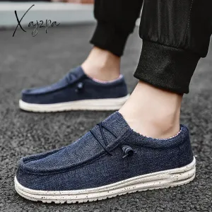 Comfy Trendy Slip-On Loafers - Breathable, Non-Slip, Casual Sneakers for Men's Outdoor Activities with Soft Insoles and Easy Slip-On Design