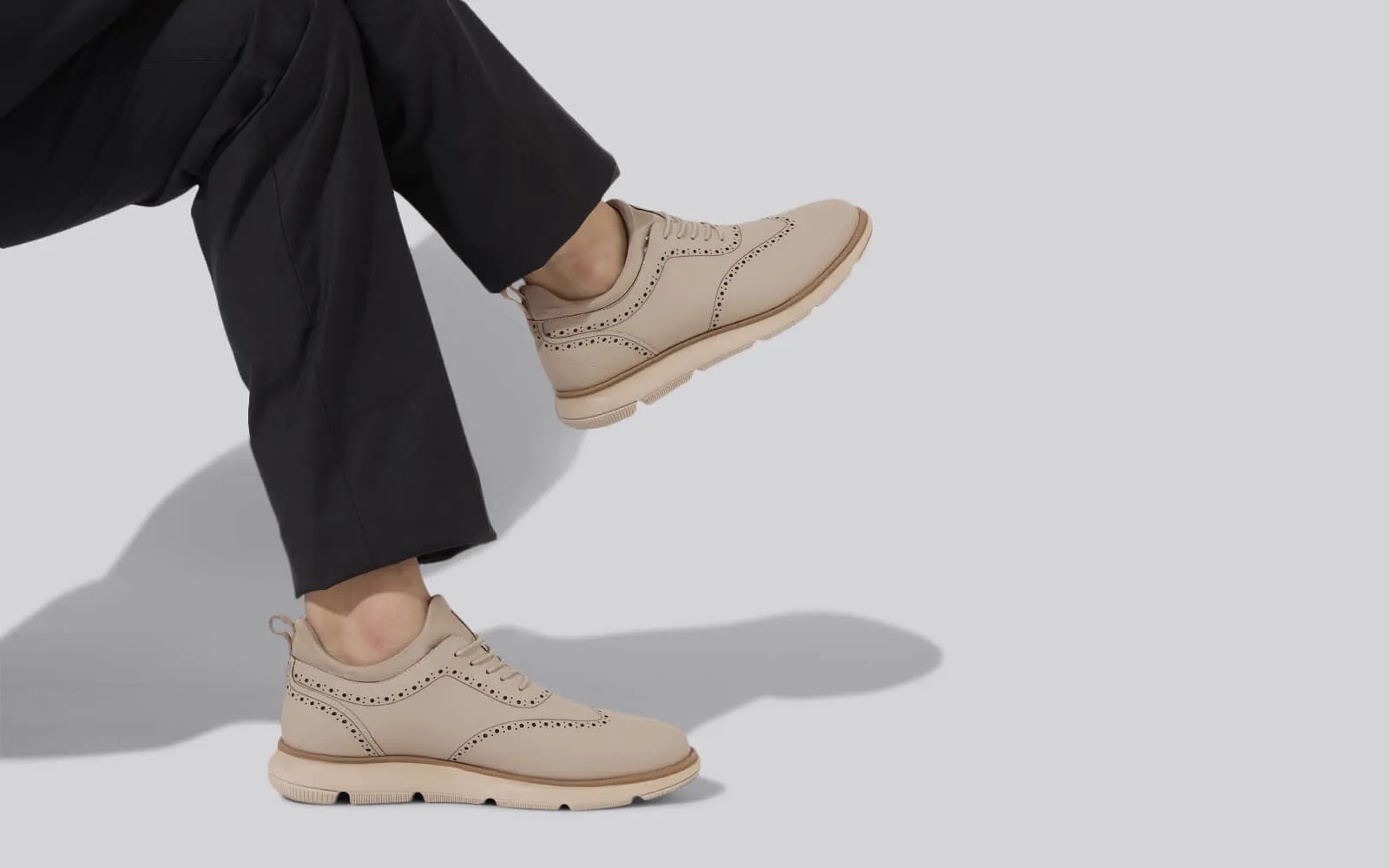 Crossover Brogues : Beige