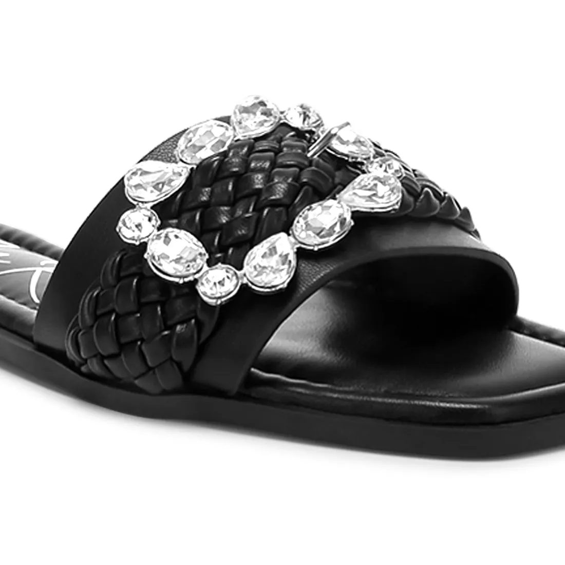 Diamante Flat Sandals