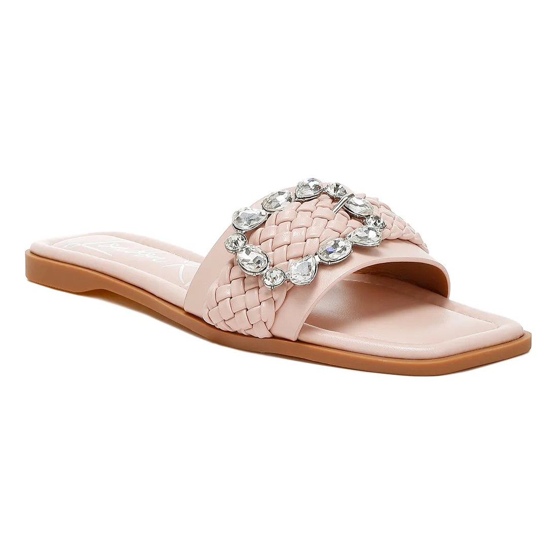 Diamante Flat Sandals