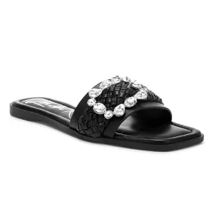 Diamante Flat Sandals