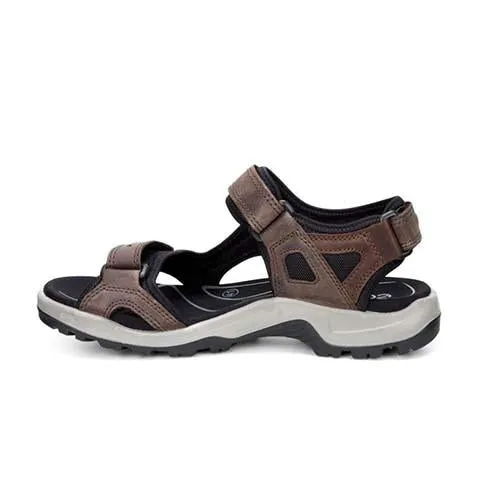 ECCO Yucatan Active Sandal (Men) - Espresso/Cocoa Brown/Black