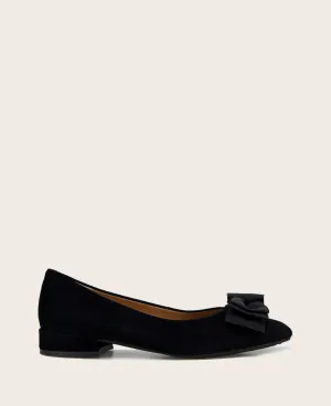 GENTLE SOULS - Atlas Suede Bow Flat