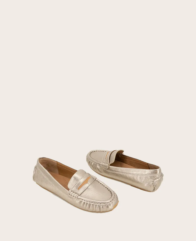 GENTLE SOULS - Madison Leather Tailored Flat