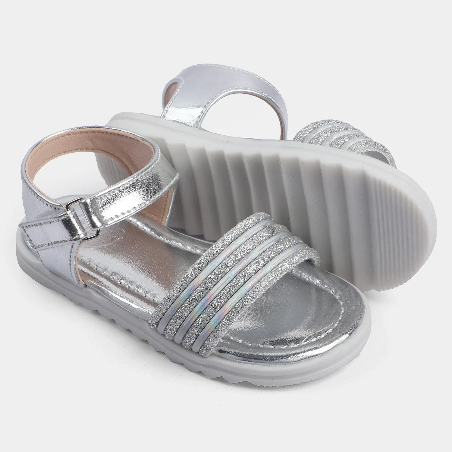 Girls Sandal SA-28-SILVER