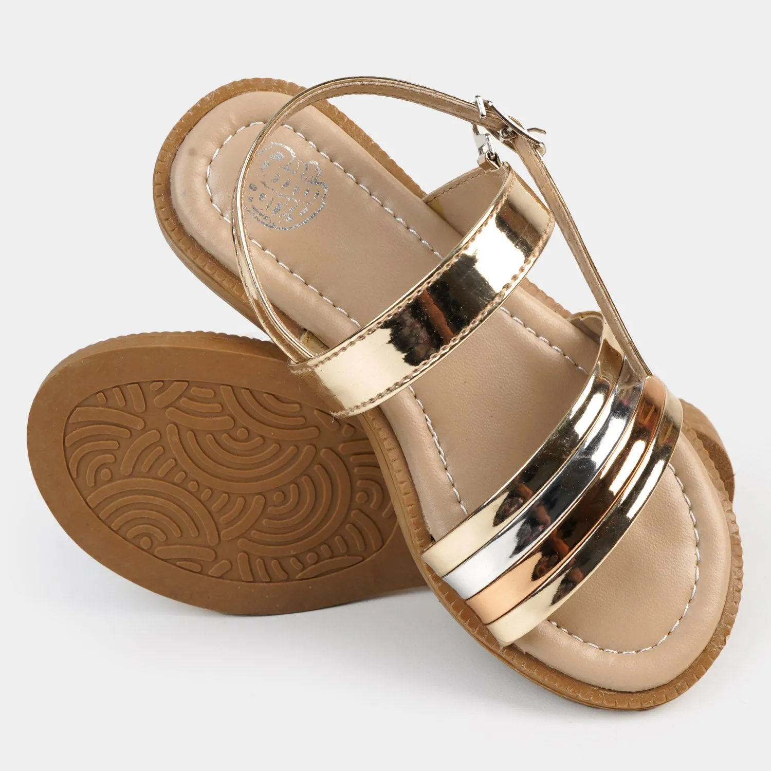 Girls Sandal SD 203-21-Golden