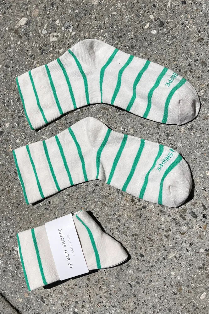 Le Bon Shoppe Wally Irish Green Sneaker Socks