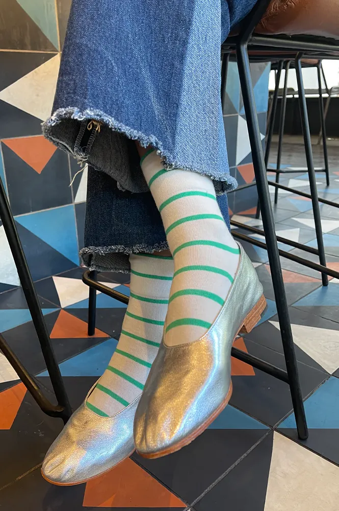 Le Bon Shoppe Wally Irish Green Sneaker Socks