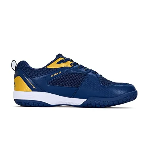 Li-Ning Ultra III Non-Marking Cushion Badminton Shoe (Navy/Gold)