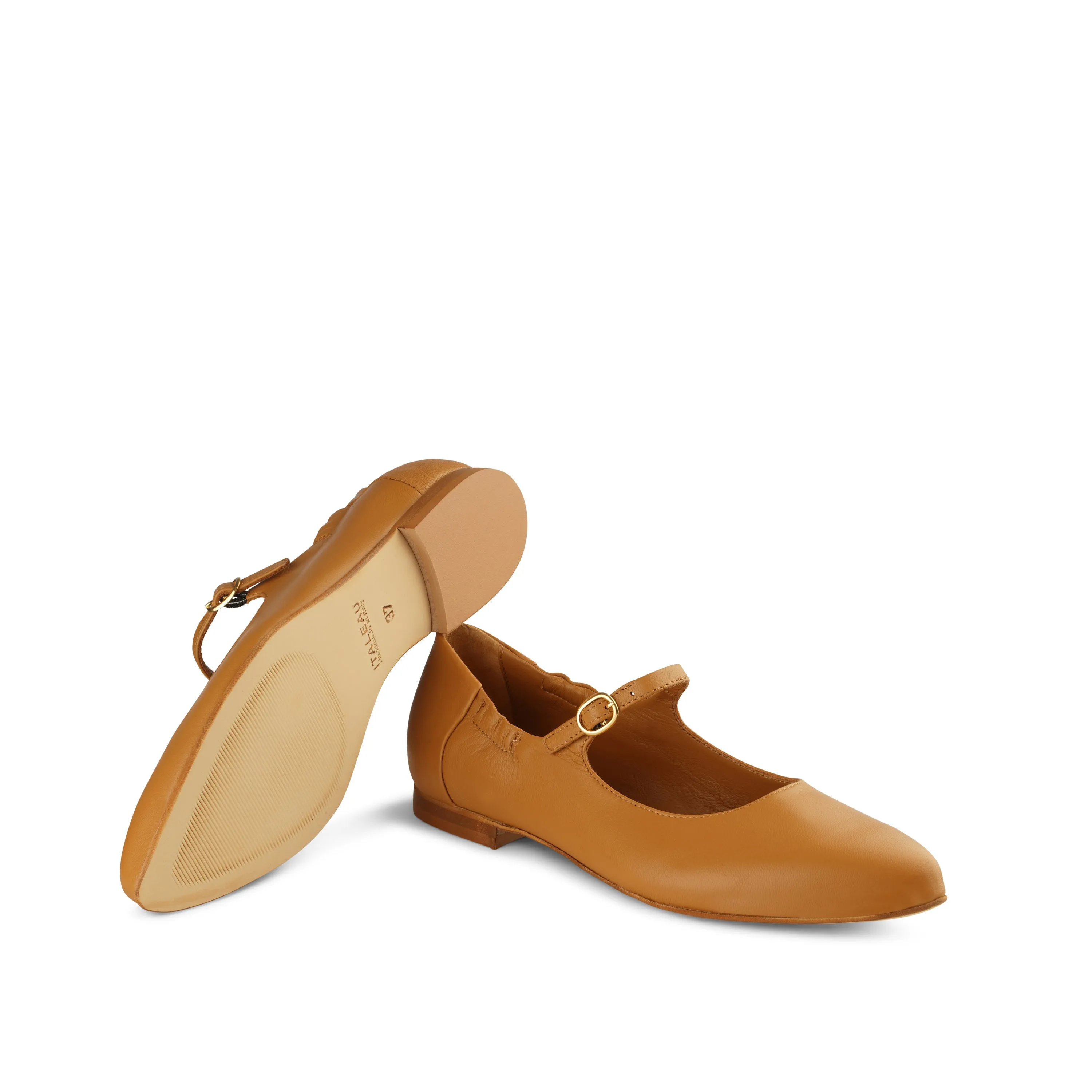 Melia Flexlite Flats Almond