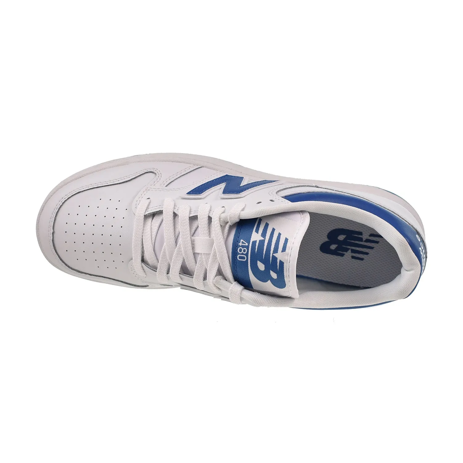 New Balance 480 Men's Shoes White-Blue