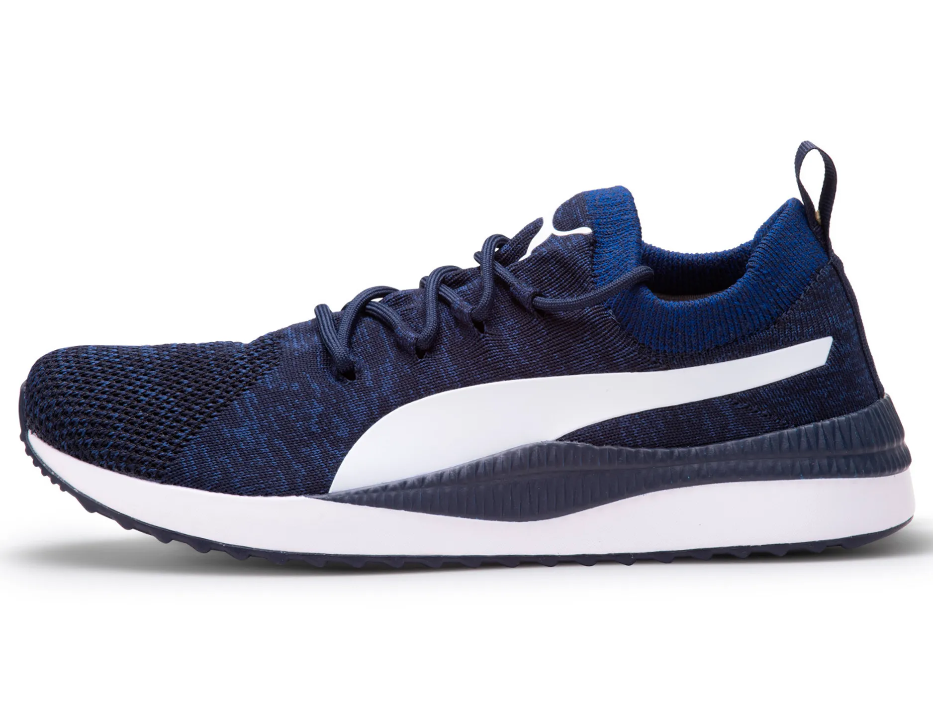 Puma Mens Pacer Next FS Knit Shoes Navy <br> 374919 05