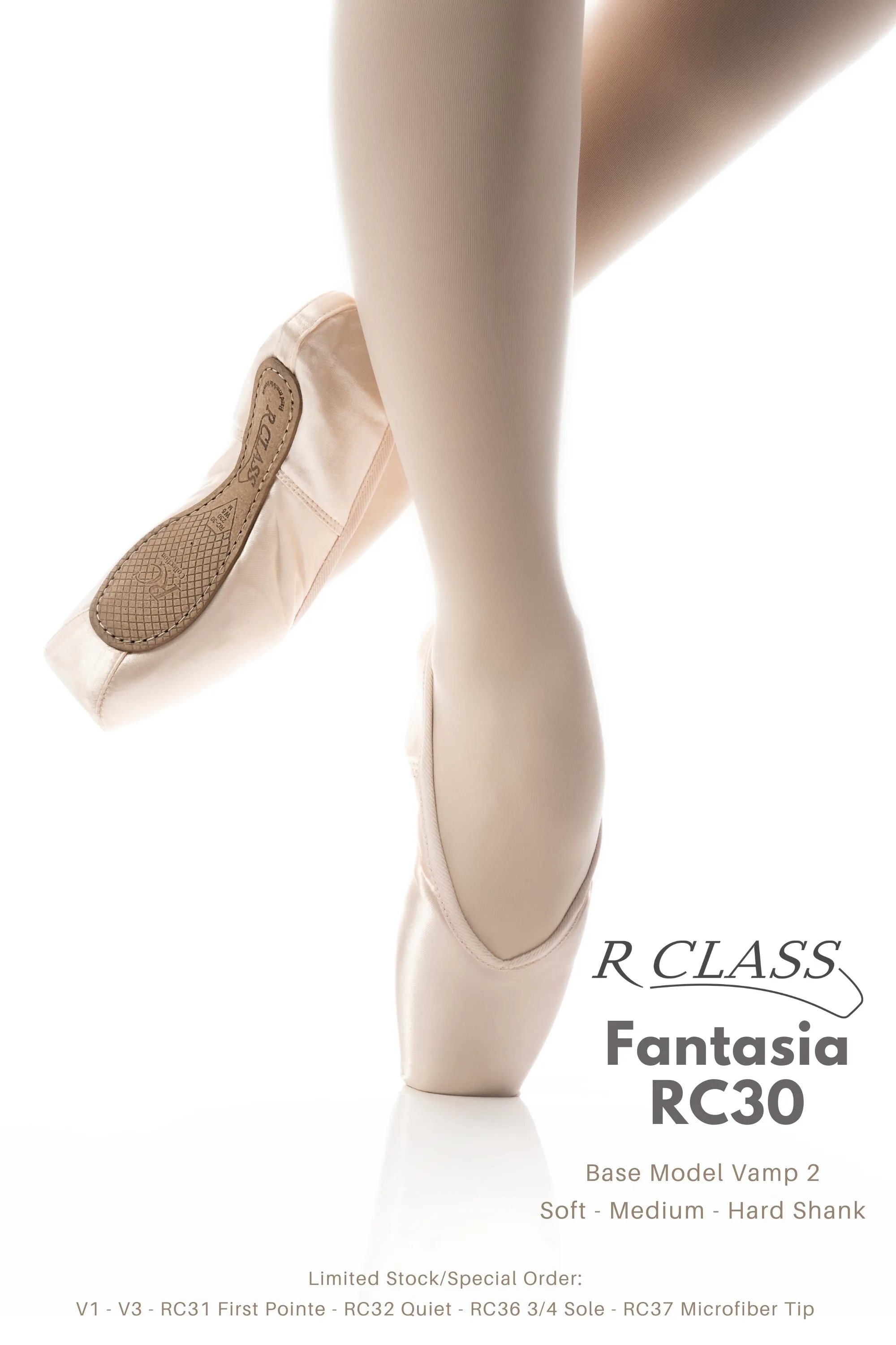 R-Class RC30 Fantasia Pointe Shoe M