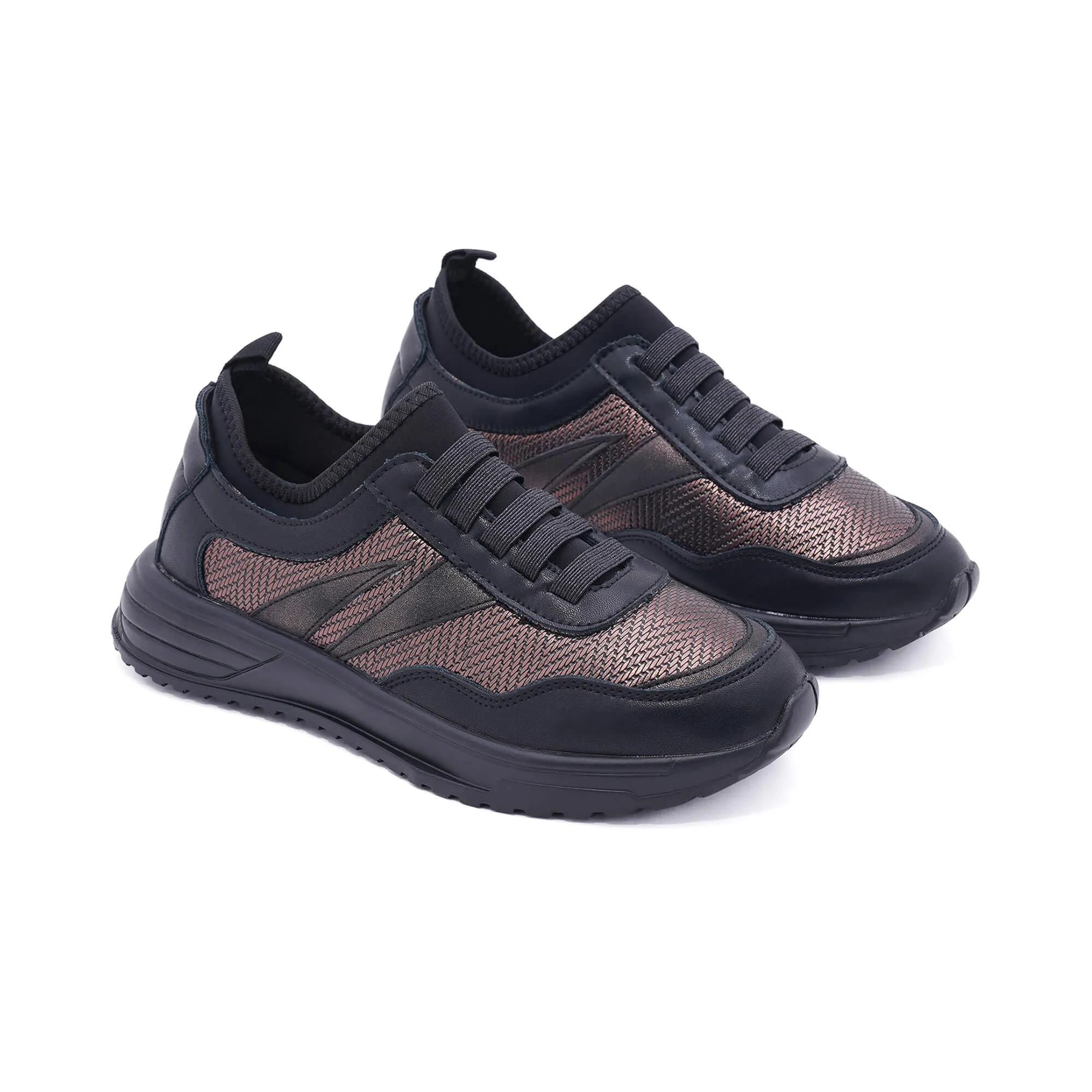 Ravenna Black Bronze Sneakers