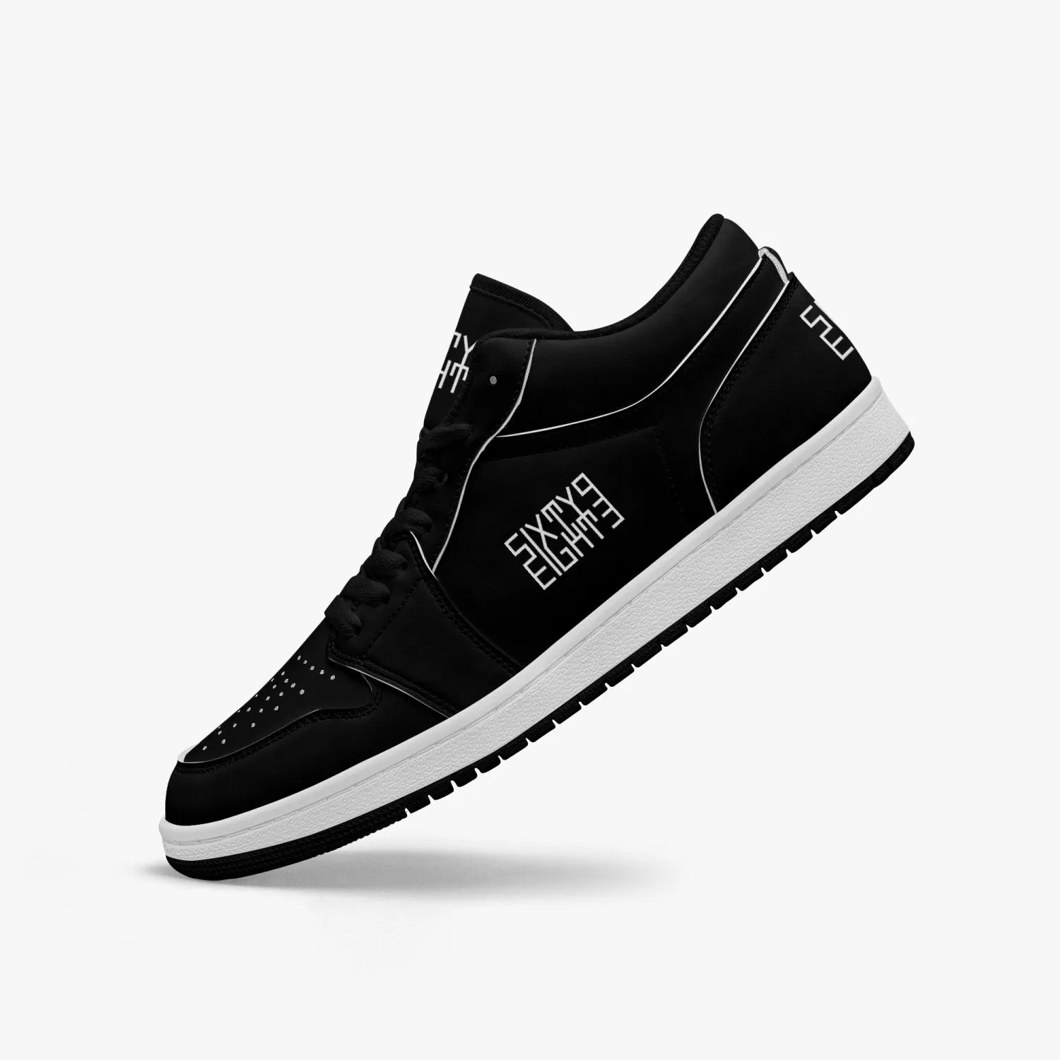 Sixty Eight 93 Logo White Black SENTLT1 Shoes