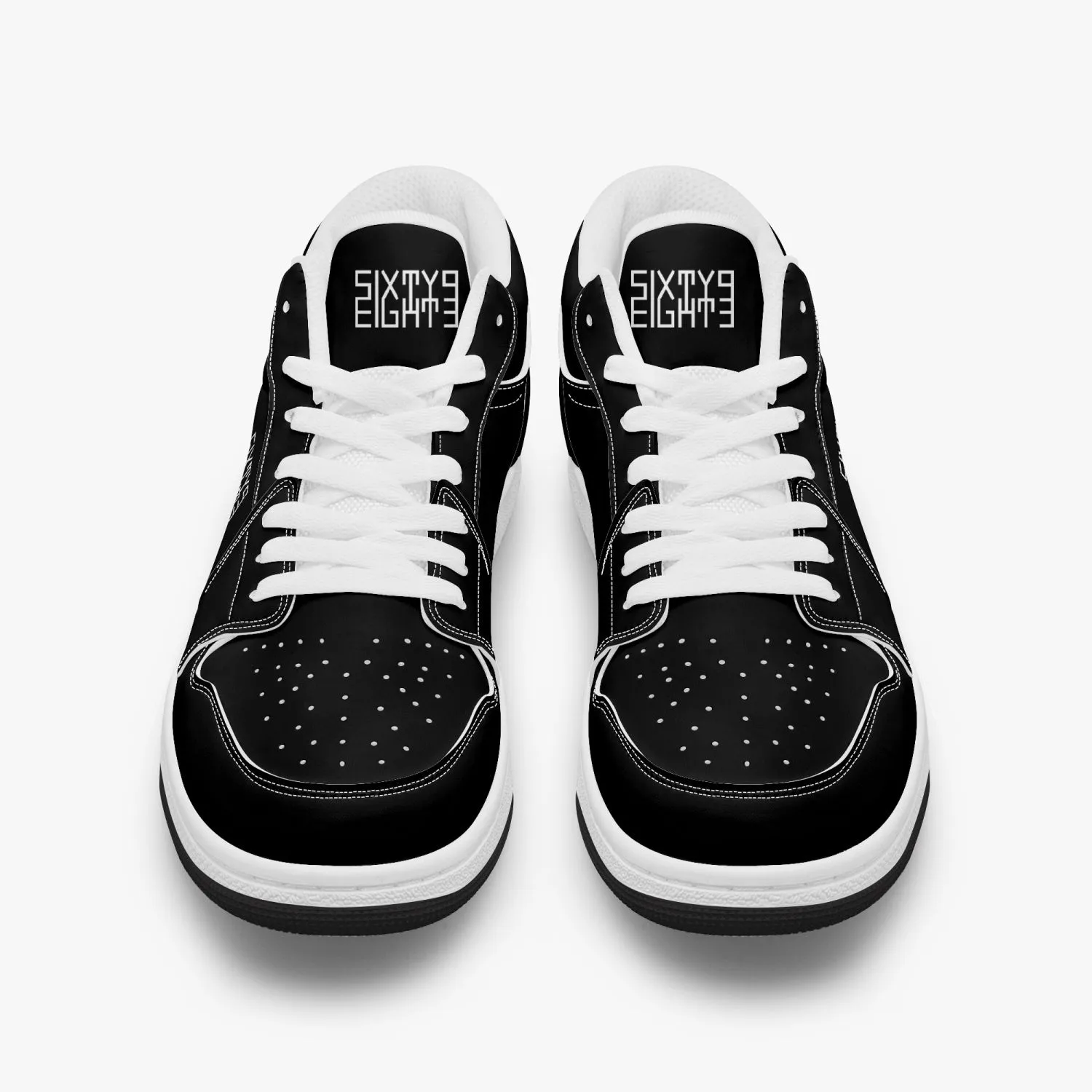 Sixty Eight 93 Logo White Black SENTLT1 Shoes