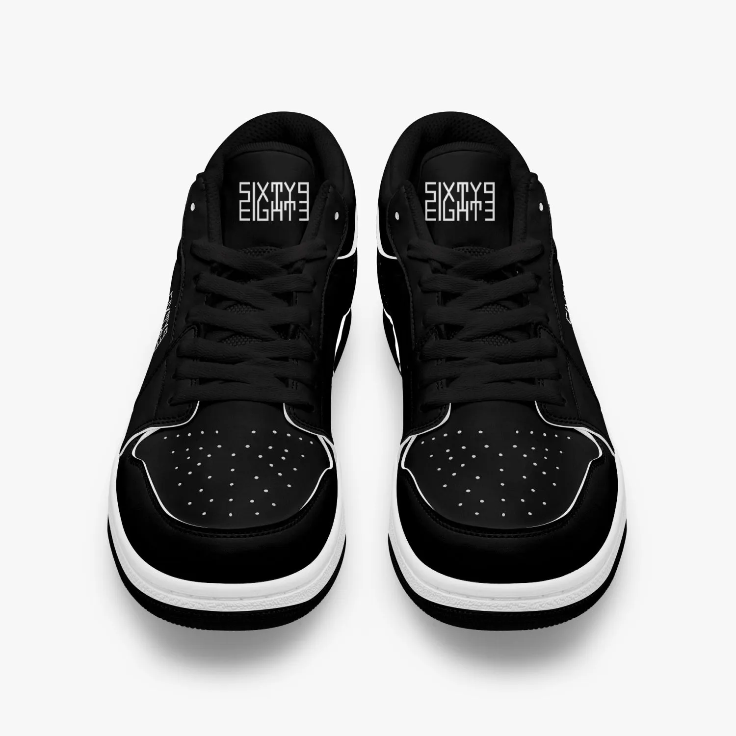 Sixty Eight 93 Logo White Black SENTLT1 Shoes