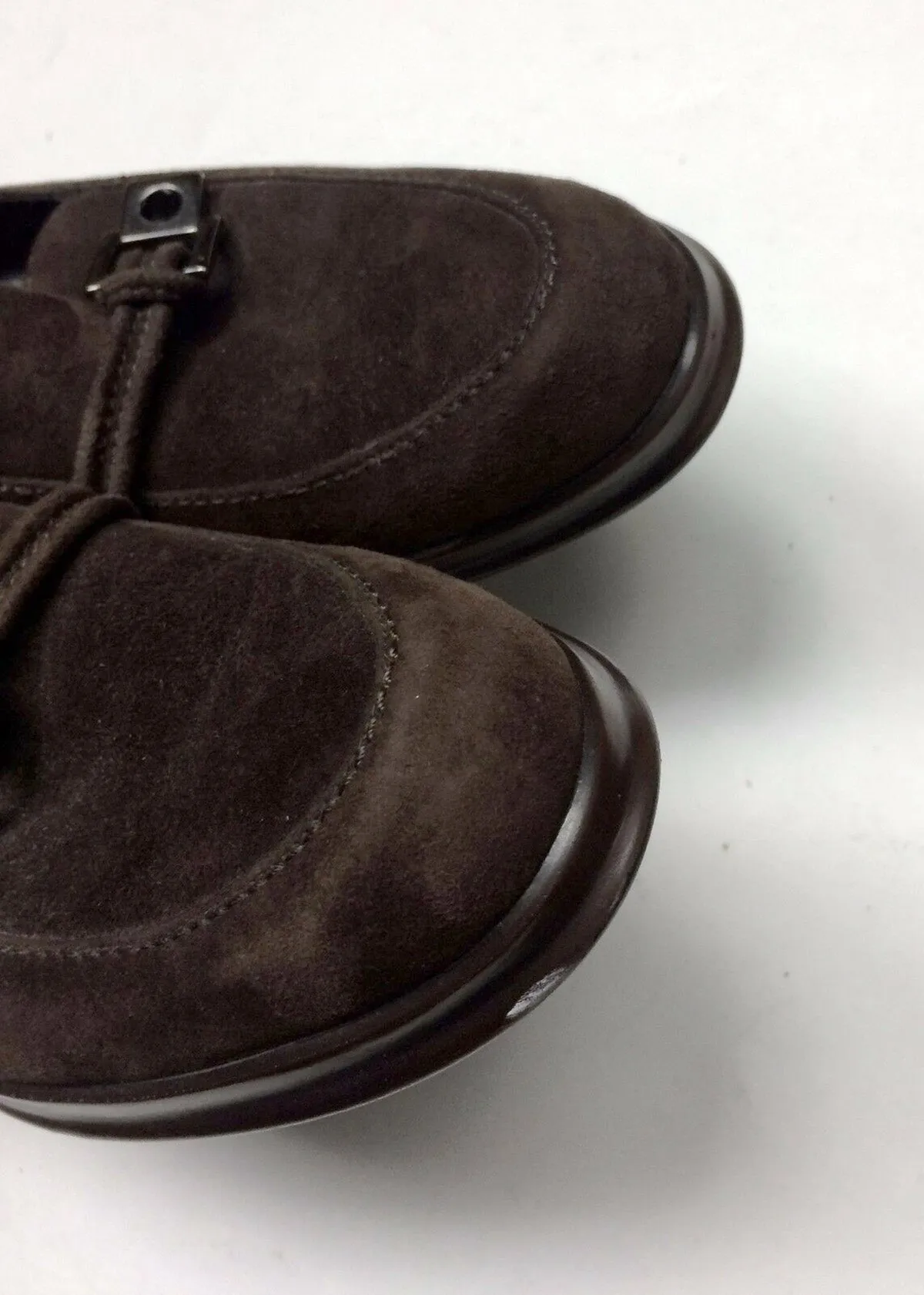 Stuart Weitzman Size 7N Brown Suede Loafers