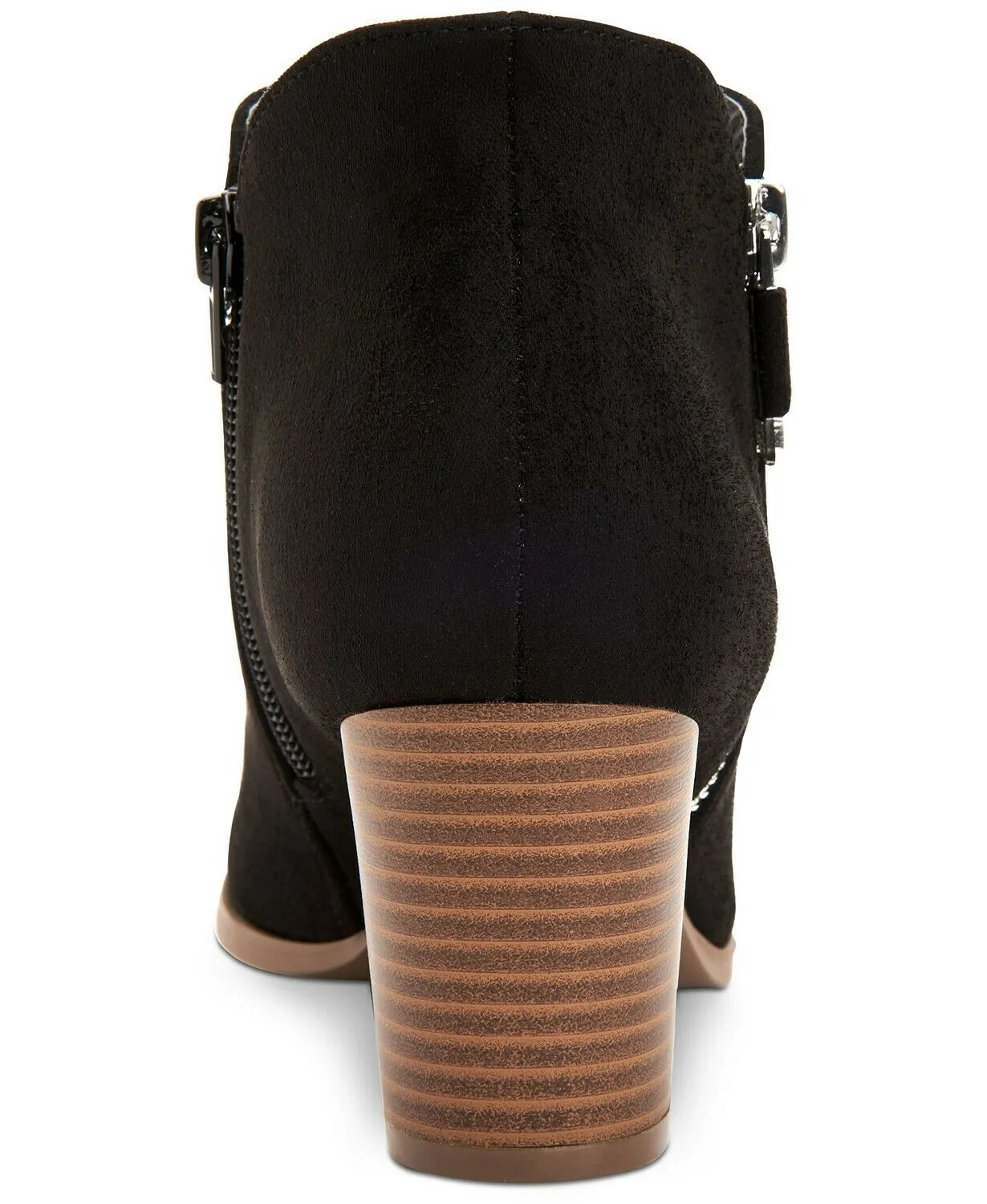 Style & Co.  Black Womens Masrina Almond Toe Ankle Fashion Boots Size 6.5M