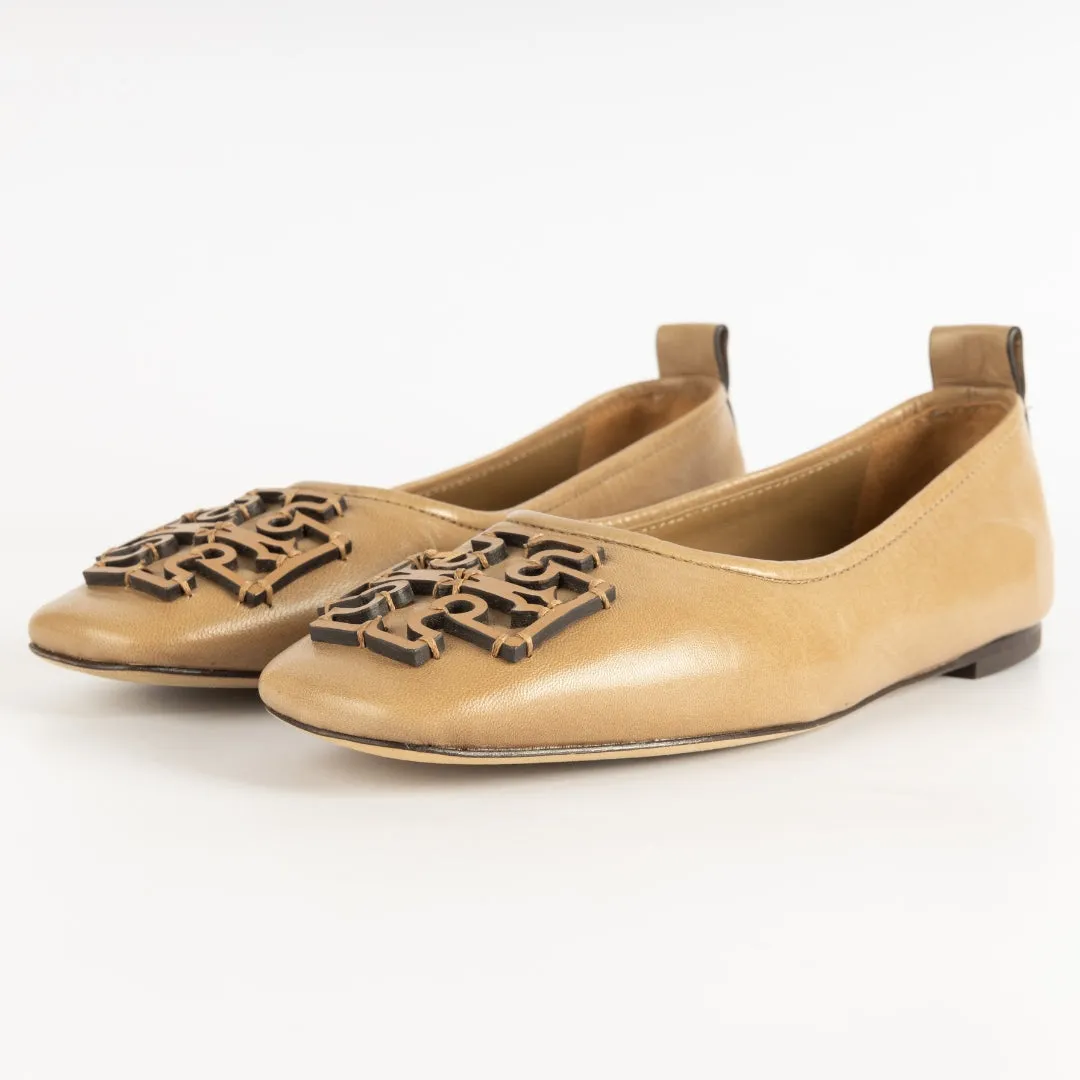 Tory Burch Ines Leather Ballet Flats